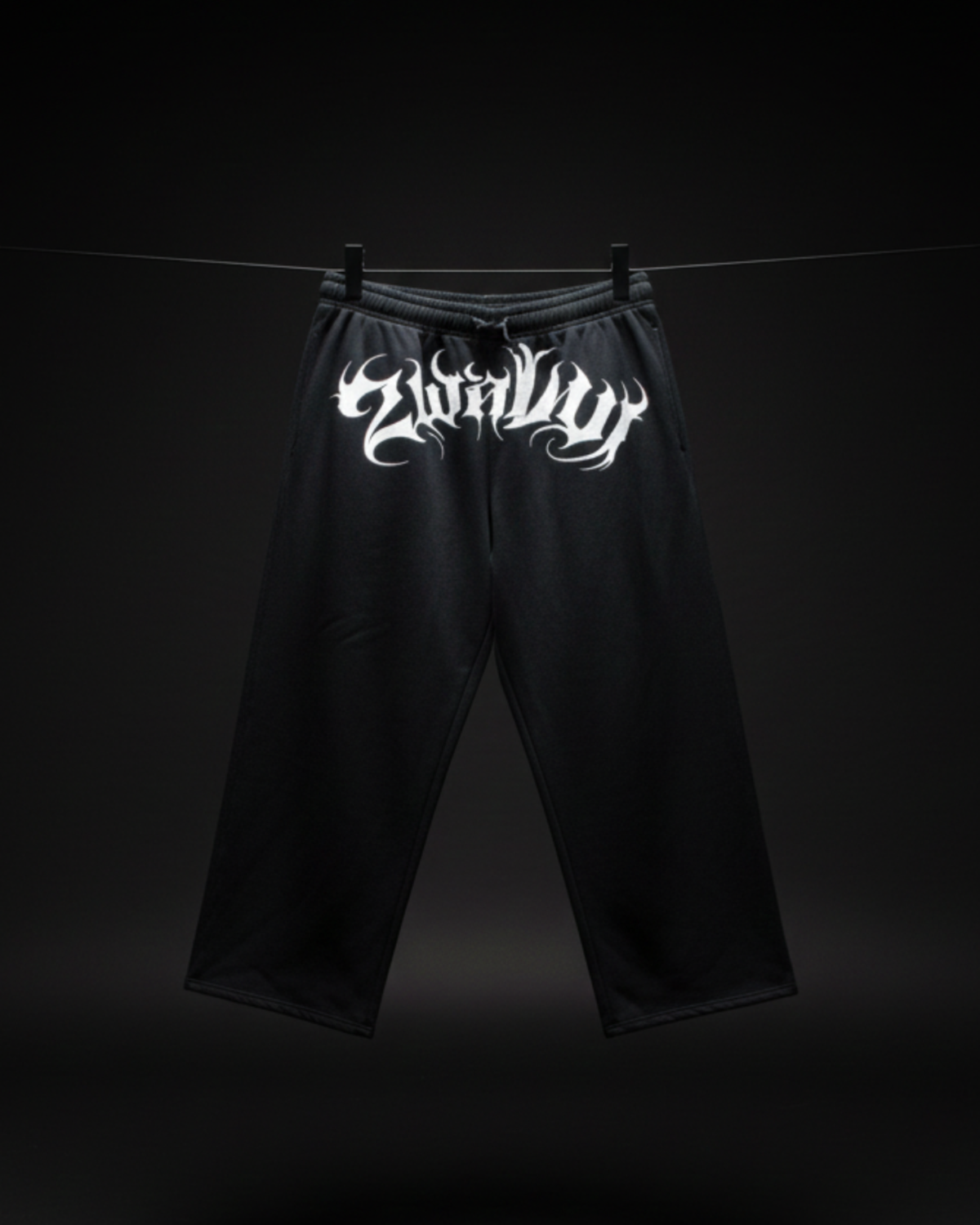 2WAVY - “Black Wash Essential Sweats”
