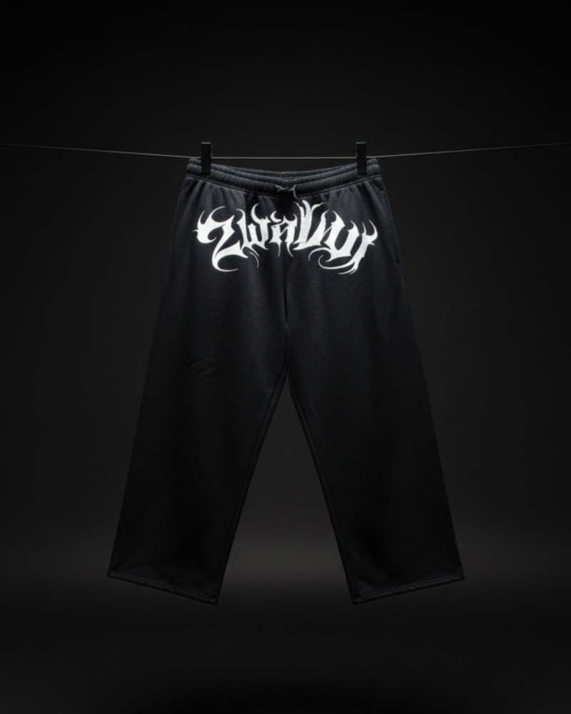 2WAVY - “Black Wash Essential Sweats”