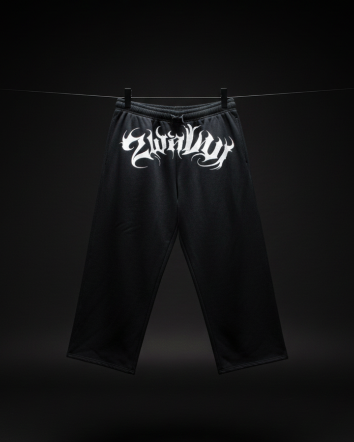 2WAVY - “Black Wash Essential Sweats”